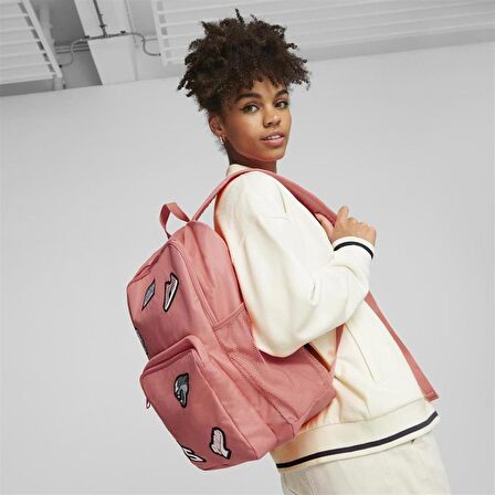 PUMA Patch Backpack Kadın Sırt Çantası Pembe 07951403