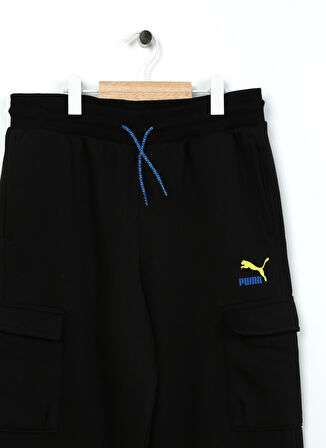 Puma Düz Paça Siyah Erkek Çocuk Eşofman Altı 62160501 CLASSICS FTR BALLER Pants