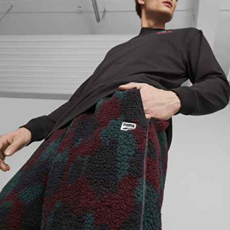 Puma Erkek Eşofman Alt Downtown Aop Sherpa
