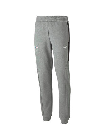 Gri Erkek Normal Bel Dar Kalıp Eşofman Altı 62122203 BMW MMS Sweat Pants, reg/c