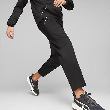 Puma Puma Fit Taped PWRFLEECE Jogger SİYAH Erkek Eşofman Üstü