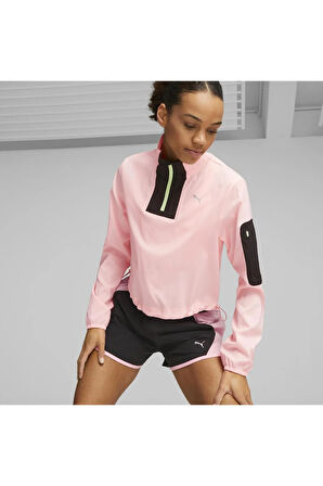 RUN LIGHTWEIGHT 1/2 ZIP JACKET W