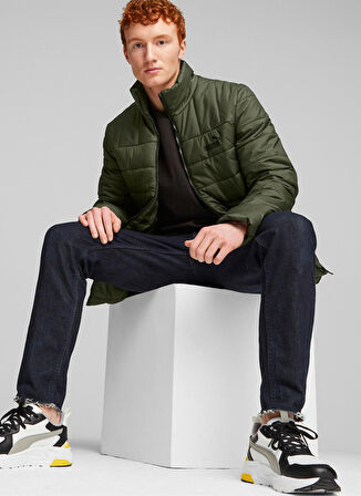 Puma Haki Erkek Dik Yaka Mont 84934931-ESS+ Padded Jacket