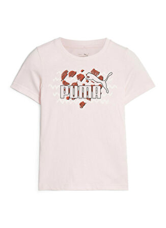 Puma Düz Pembe Erkek Çocuk T-Shirt 67636324 ESS MIX MTCH Tee