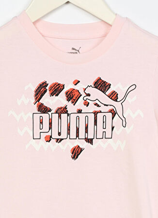 Puma Düz Pembe Erkek Çocuk T-Shirt 67636324 ESS MIX MTCH Tee