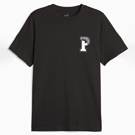 Puma Squad Graphic Erkek Siyah Tişört (676783-01)