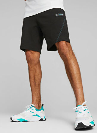 Siyah Erkek Normal Bel Şort 62115201 MAPF1 Sweat Shorts