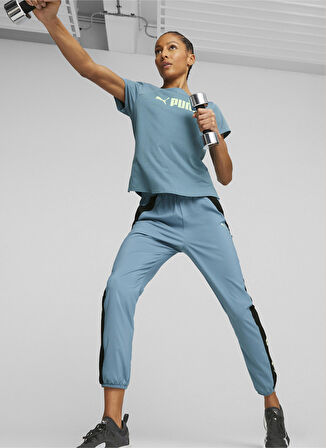 Puma Mavi Kadın T-Shirt PUMA FIT ULTRABREATHE TEE