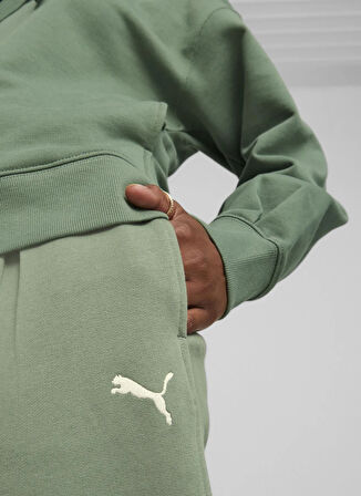 Puma 67600644 HER High-Waist Pants TR Eu Yeşil Lastikli Bel Regular Fit Düz Kadın Eşofman Altı