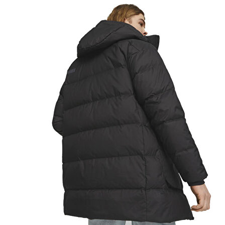 Protective Hooded Erkek Siyah Günlük Stil Ceket 67537801