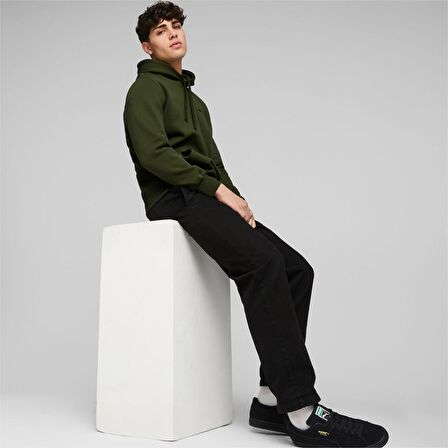 Puma Classics Small Logo Erkek Haki Sweatshirt (535596-31)