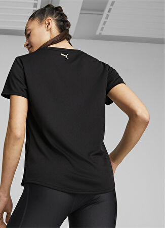 Puma Siyah Kadın Yuvarlak Yaka T-Shirt 52384451PUMA FIT ULTRABREATHE TEE