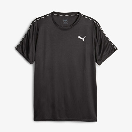 Puma FIT Taped Training Unisex Siyah Antrenman T-Shirt