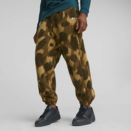 Puma Erkek Eşofman Alt Downtown Aop Sherpa