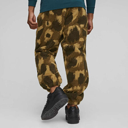 Puma Erkek Eşofman Alt Downtown Aop Sherpa