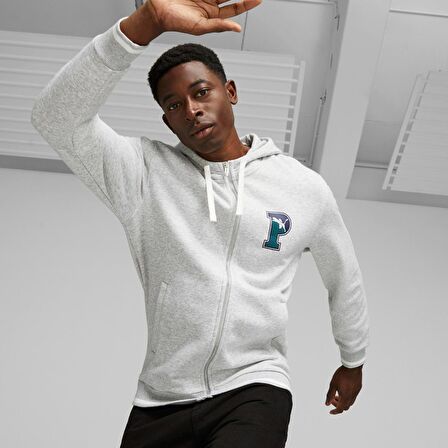 Puma Erkek Full Zip Hoodie Squad FL