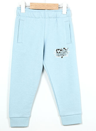 Puma Düz Paça Mavi Erkek Çocuk Eşofman Altı 67636668 ESS MIX MTCH Sweatpants