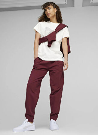 Puma 67600622 HER High-Waist Pants TR Da Bordo Lastikli Bel Regular Fit Düz Kadın Eşofman Altı