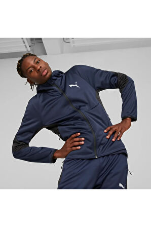 EVOSTRIPE Full-Zip HoodieL acivert Erkek Sweatshirt