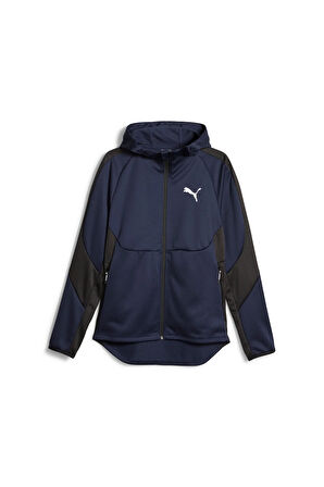 EVOSTRIPE Full-Zip HoodieL acivert Erkek Sweatshirt