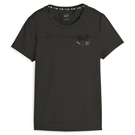 First Mile Kadın Siyah Koşu T-Shirt 52392901