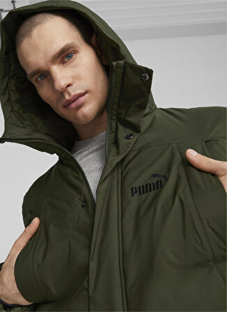 Puma Yeşil Erkek Dik Yaka Regular Fit Mont 67537931 Hooded Padded Parka