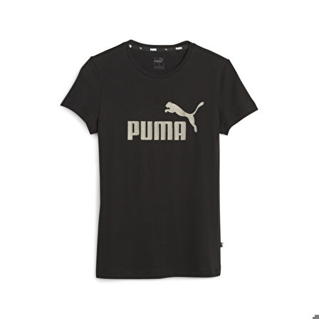 Puma Kadın Tişört Essentials Metallic Logo