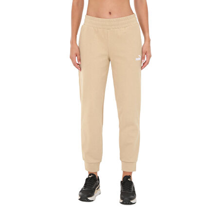 675983-84 Puma Ess Elevated Pants Cl Sand Dune Kadın Eşofman Altı Haki