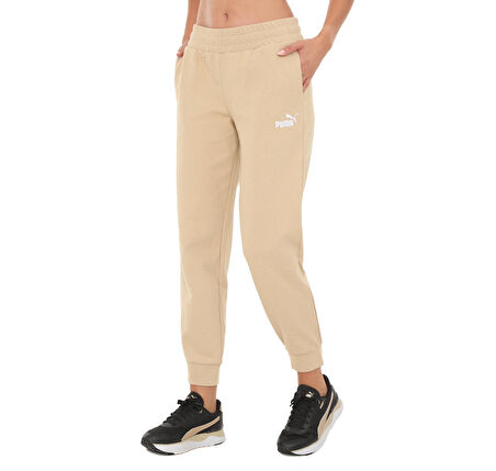 675983-84 Puma Ess Elevated Pants Cl Sand Dune Kadın Eşofman Altı Haki