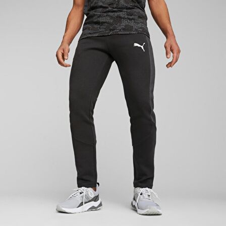 Puma Siyah Erkek  Regular Fit Eşofman Altı EVOSTRIPE Pants