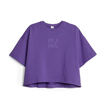 Puma Infuse Relaxed Tee Kadın T-Shirt 621443-18 Mor