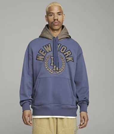 PUMA x RHUIGI Erkek Kapüşonlu MAVİ Sweatshirt 62088956 