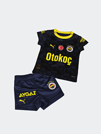 Puma Mavi Erkek Çocuk Bisiklet Yaka Kısa Kollu Düz Forma 77201820 FSK 3rd Babykit