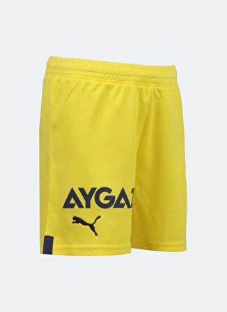 Puma Lastikli Bel Normal Sarı Erkek Çocuk Şort FSK Shorts Replica Jr