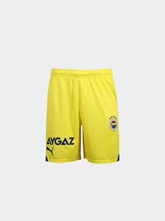 Puma Lastikli Bel Normal Sarı Erkek Çocuk Şort FSK Shorts Replica Jr