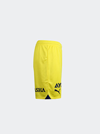 Puma Lastikli Bel Normal Sarı Erkek Çocuk Şort FSK Shorts Replica Jr