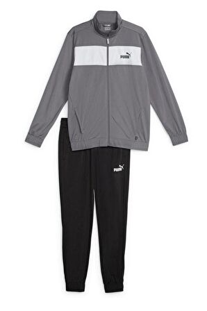 Puma Poly Suit Erkek Eşofman Takımı Gri Siyah S-XXL 