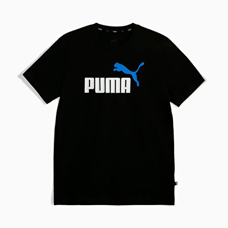 PUMA ESS 2 COL LOGO TEE ERKEK TSHIRT