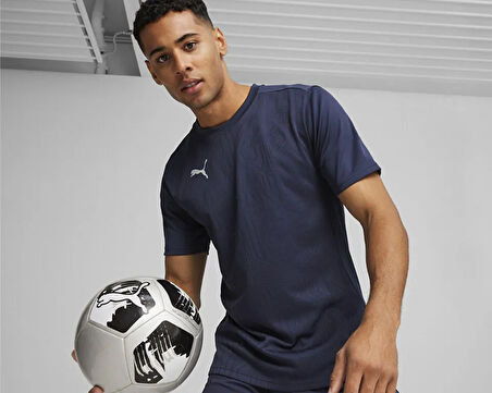 Puma Teamfinal Training Jersey Erkek Futbol Antrenman Tişörtü 65855706 Lacivert