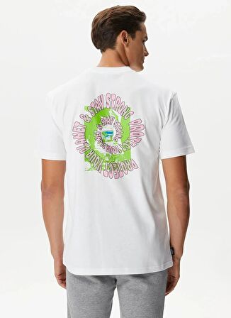 Puma Düz Beyaz Erkek T-Shirt 62423802-DOWNTOWN Graphic Tee