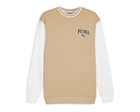 Puma Puma Squad Crew Erkek Günlük Sweatshirt 67897083 Krem