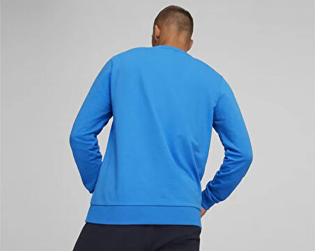 Puma Teamgoal Casuals Crew Neck S Erkek Futbol Sweatshirts 65859202 Mavi