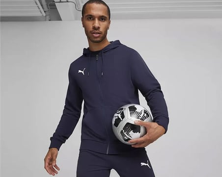 Puma Teamgoal Casuals Hooded Jacket Erkek Futbol Ceketi 65859506 Lacivert