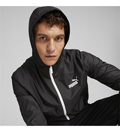 Puma Ess Solid Windbreaker Siyah Erkek Rüzgarlık - 847484 52