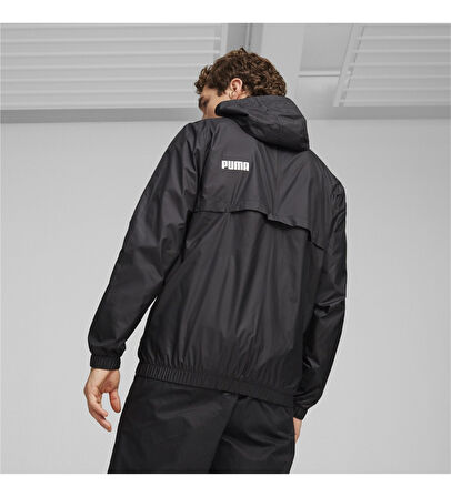 Puma Ess Solid Windbreaker Siyah Erkek Rüzgarlık - 847484 52