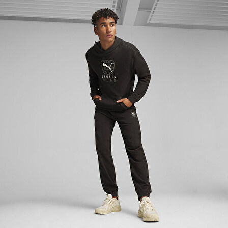 Better Sportswear Erkek Siyah Günlük Stil Eşofman Altı 67900501