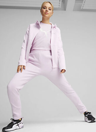 Puma 67788060 EVOSTRIPE High-Waist Pants Siyah Lastikli Bel Regular Fit Düz Kadın Eşofman Altı