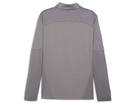 Puma Teamfinal Training 1/4 Zip Erkek Futbol Antrenman Uzun Kollu Üst 65855113 Gri