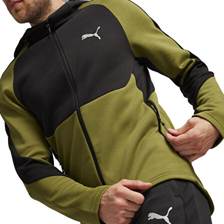 Evostripe Erkek Yeşil Günlük Stil Sweatshirt 67899533