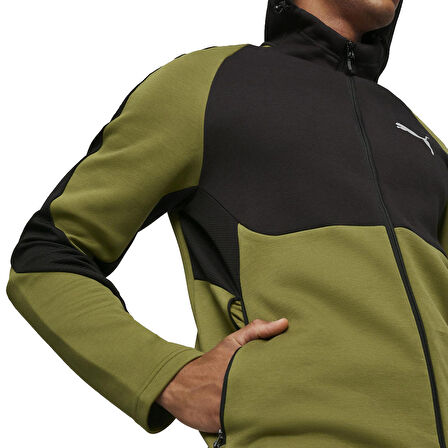 Evostripe Erkek Yeşil Günlük Stil Sweatshirt 67899533